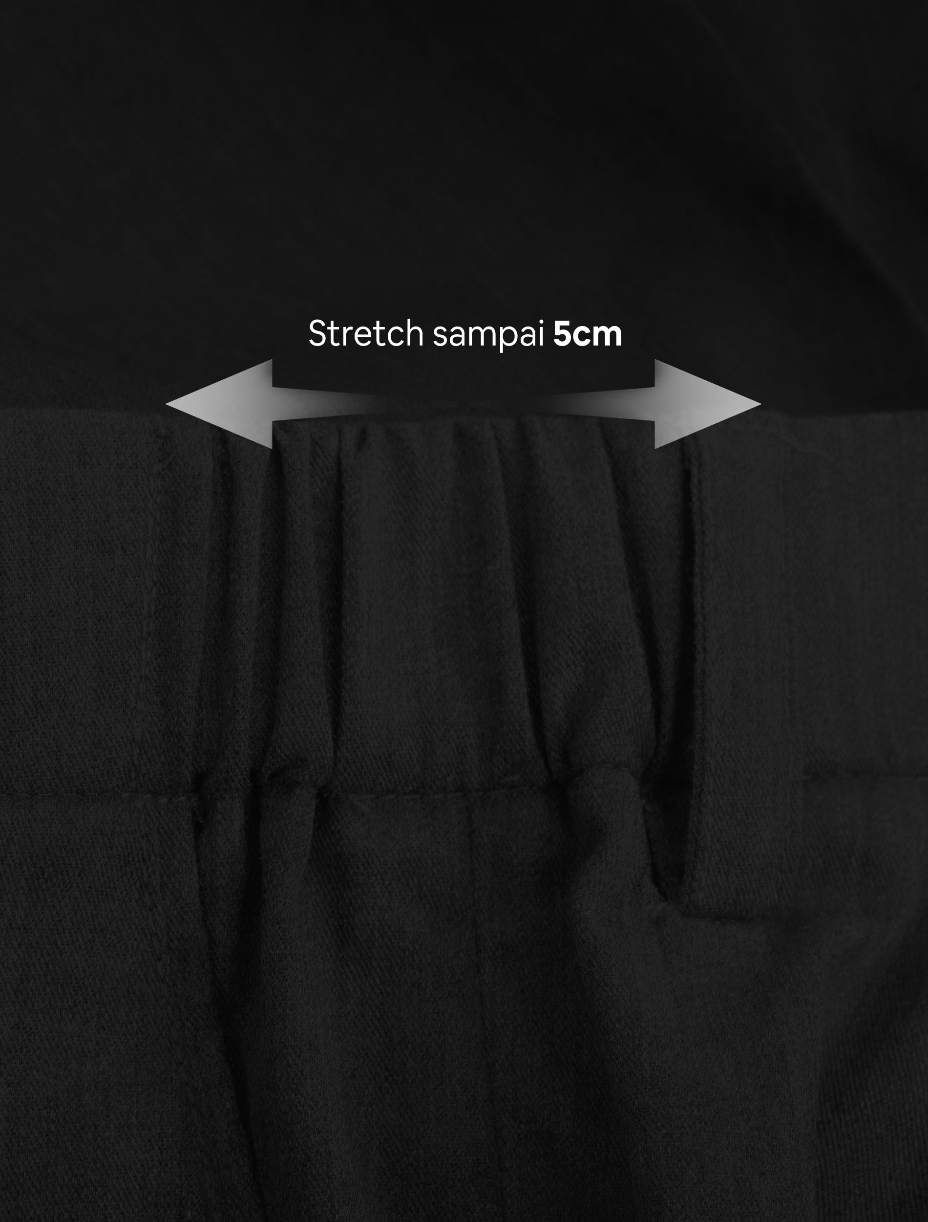 Celana Black Smart Waist Ankle Pant - foto 5