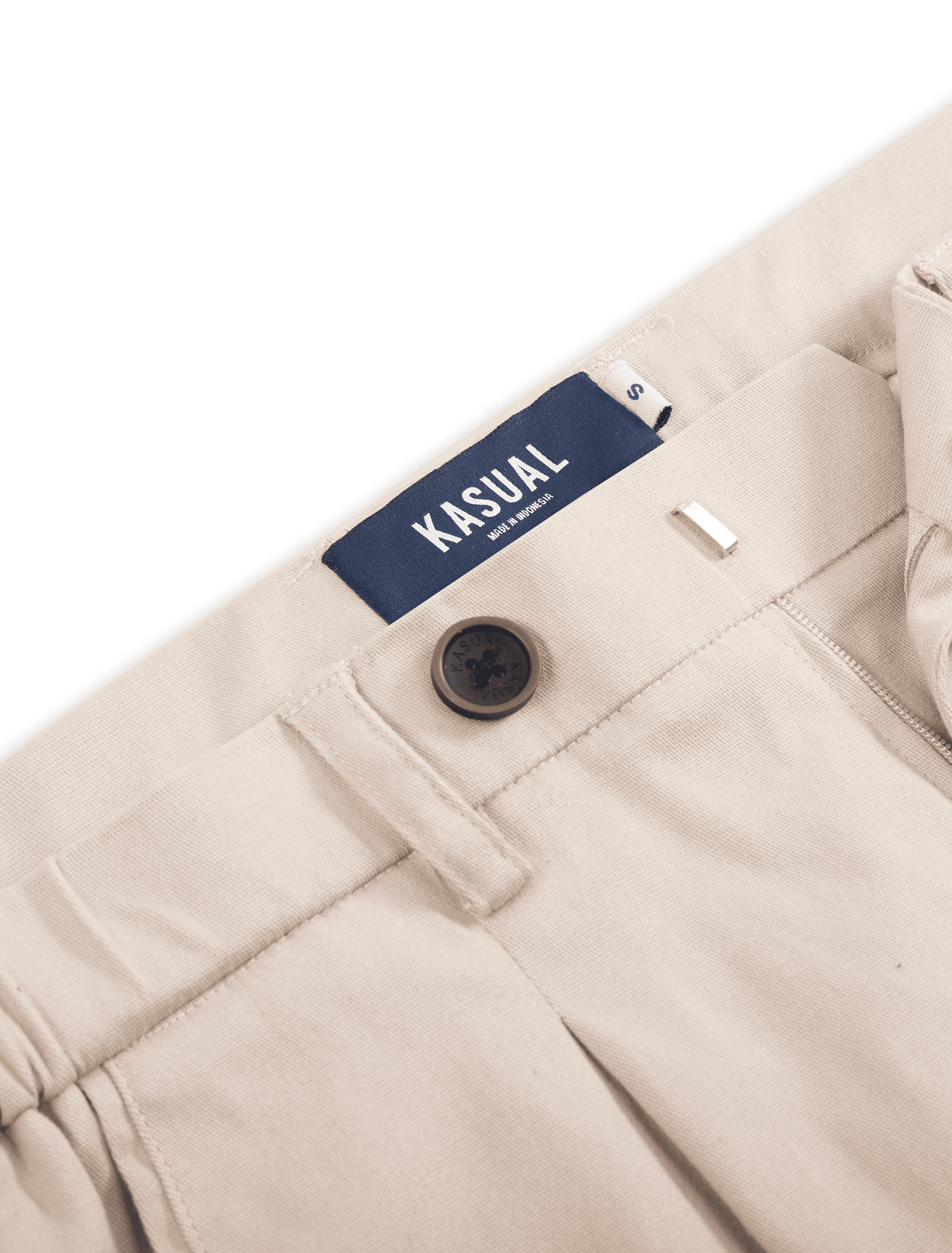 Celana Cream Smart Waist Ankle Chino - foto 4