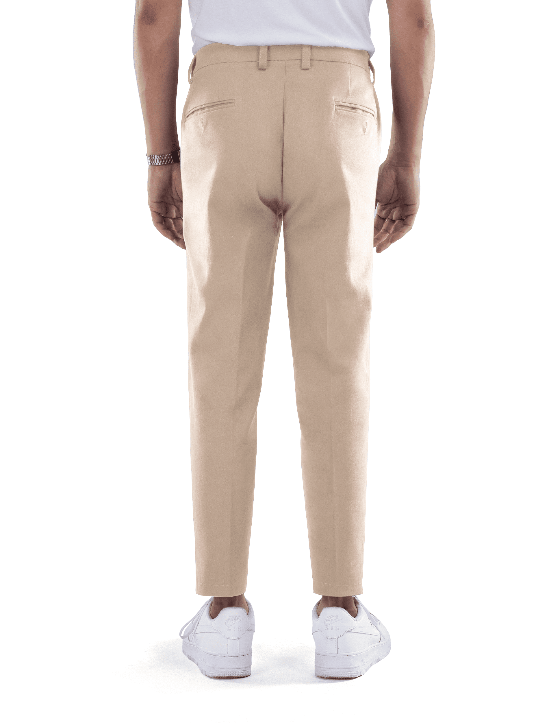 Celana Cream Smart Waist Ankle Chino - foto 3