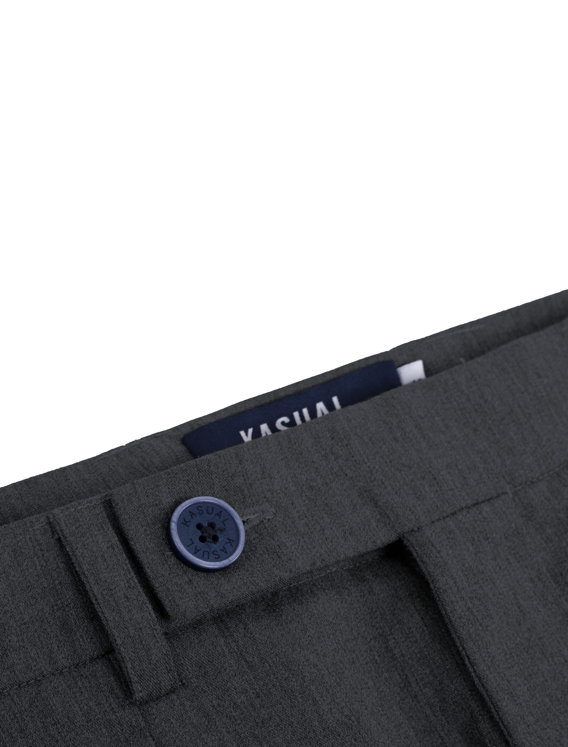 Celana Dark Grey Smart Waist Ankle Pant - foto 4