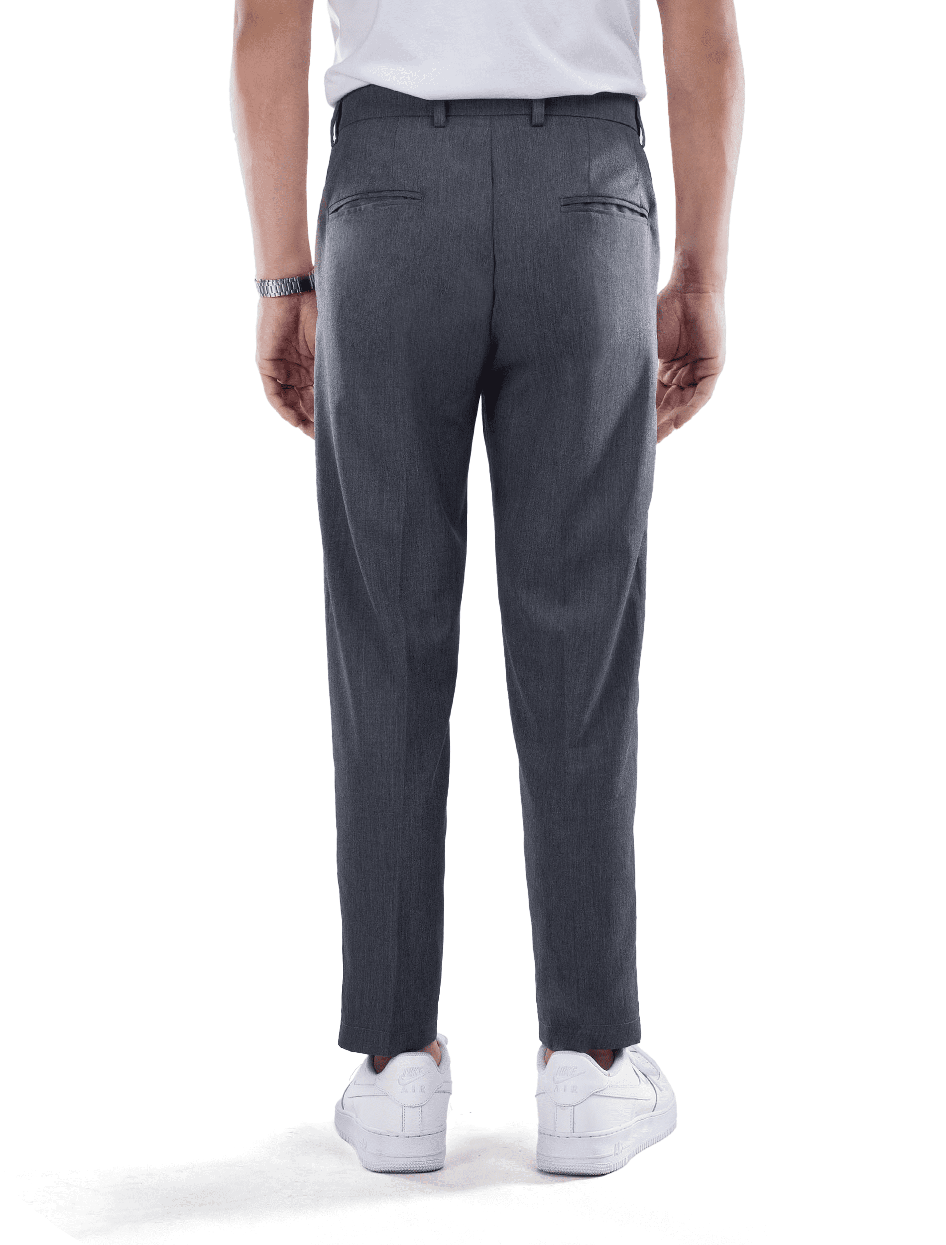 Celana Dark Grey Smart Waist Ankle Pant - foto 3