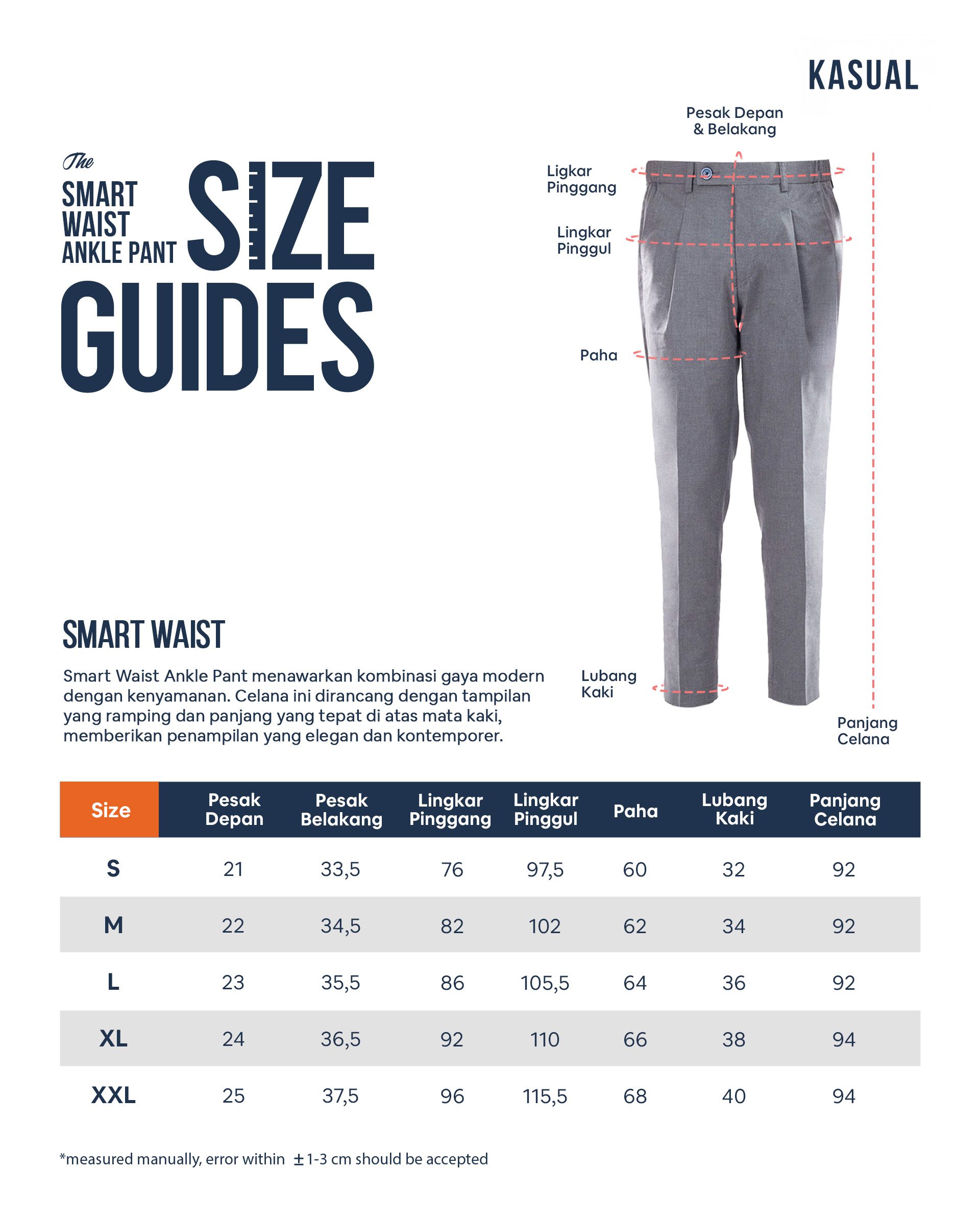 Celana Black Smart Waist Ankle Pant - foto 7