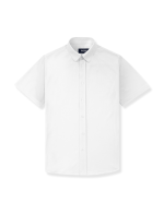 Kemeja White Simple Pique Shirt