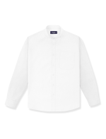 Kemeja White Mandarin Oxford Shirt
