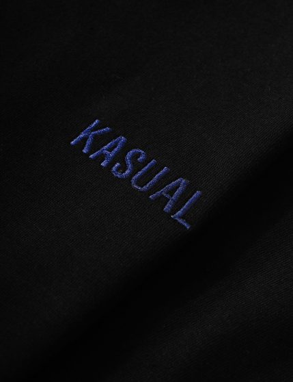 Kaos Black Oversized Basic KASUAL Honor Tee