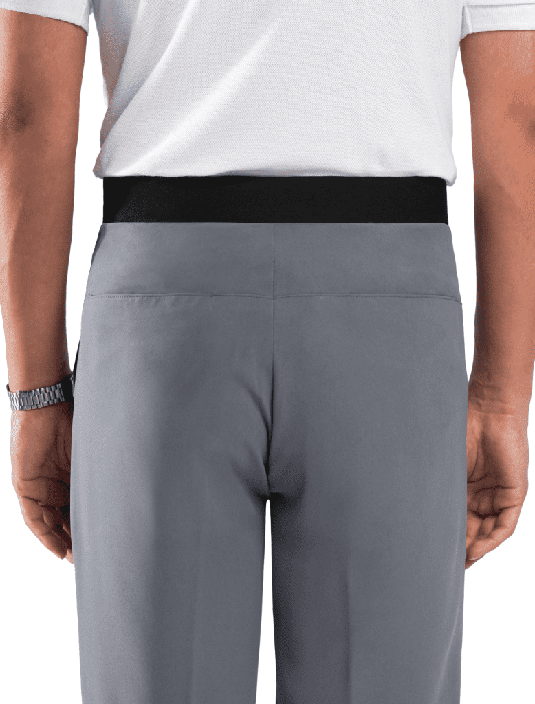 Celana Pearl Grey Smart Waist Ankle Pant - Kasual