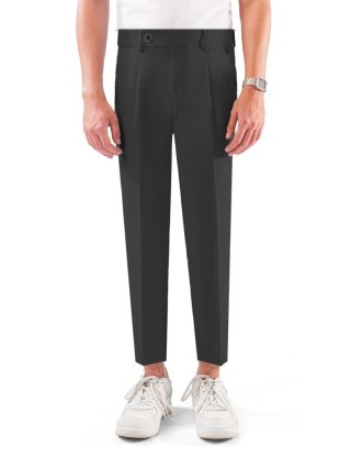 Celana Pearl Grey Smart Waist Ankle Pant - Kasual