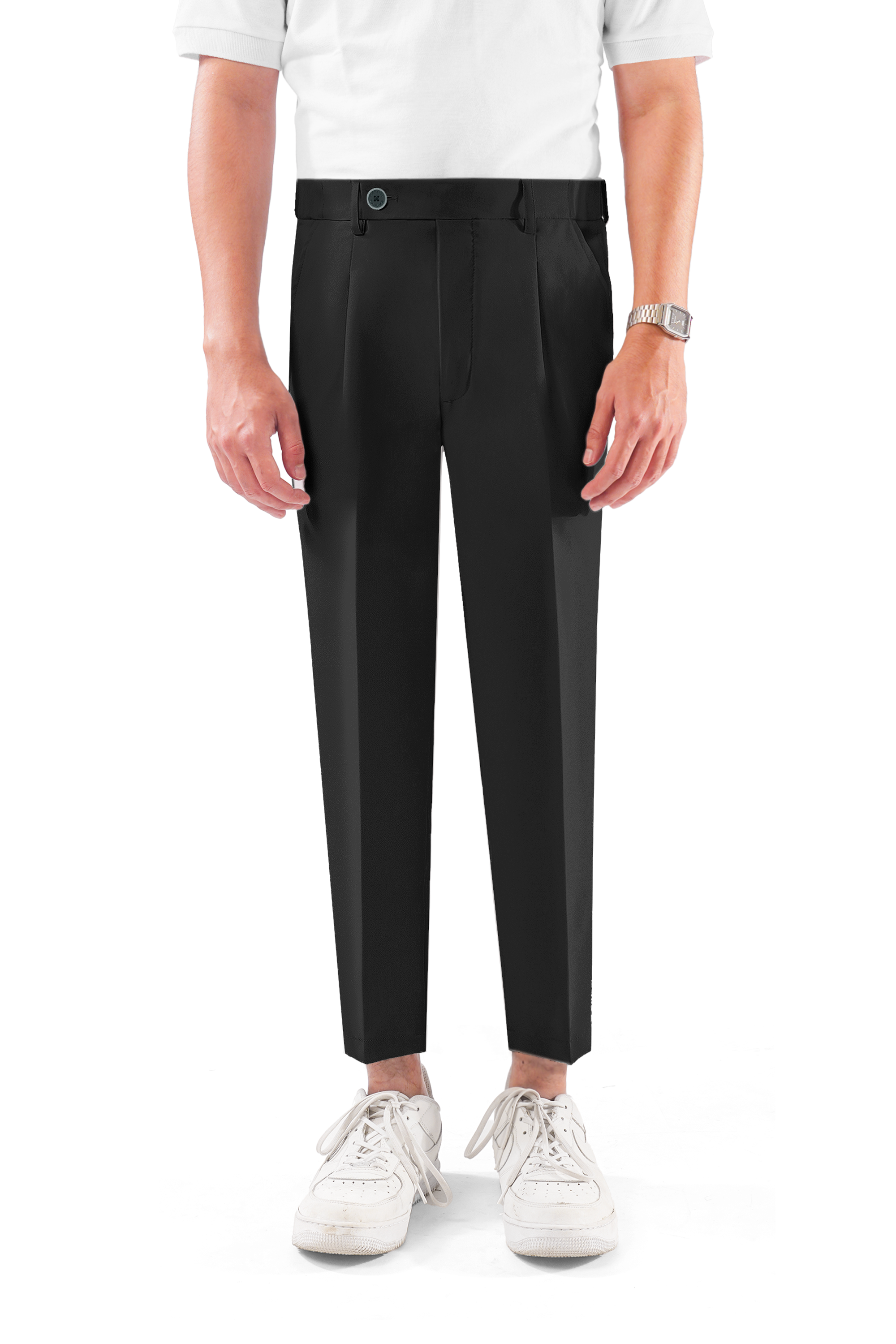 Celana Black Smart Waist Ankle Prime