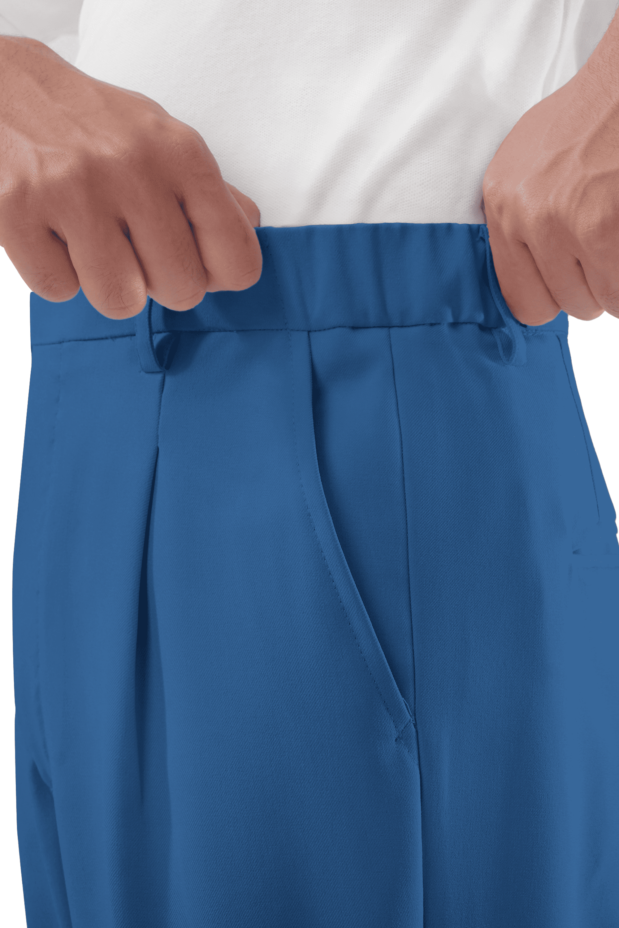 Celana Blue Smart Waist Ankle Prime