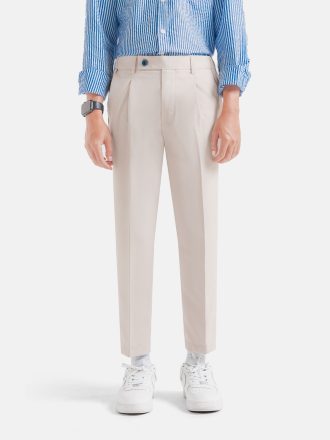 Celana Cream Smart Waist Ankle Prime