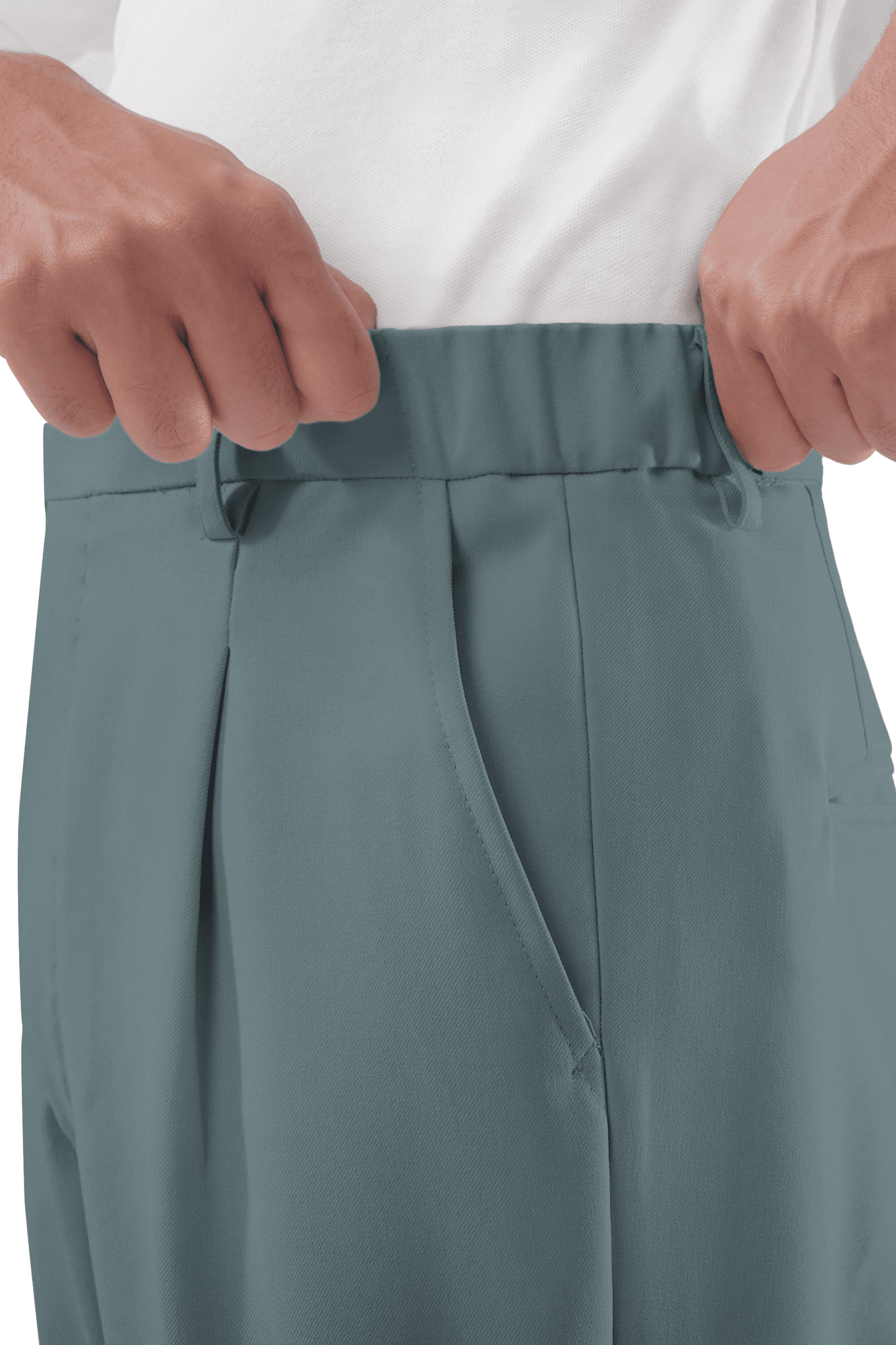Celana Grey Smart Waist Ankle Prime