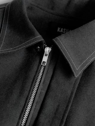 Kasual Grey Work Denim Jacket