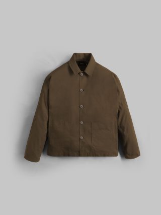 Khaki Outerwear Brooklyn Linen Jacket