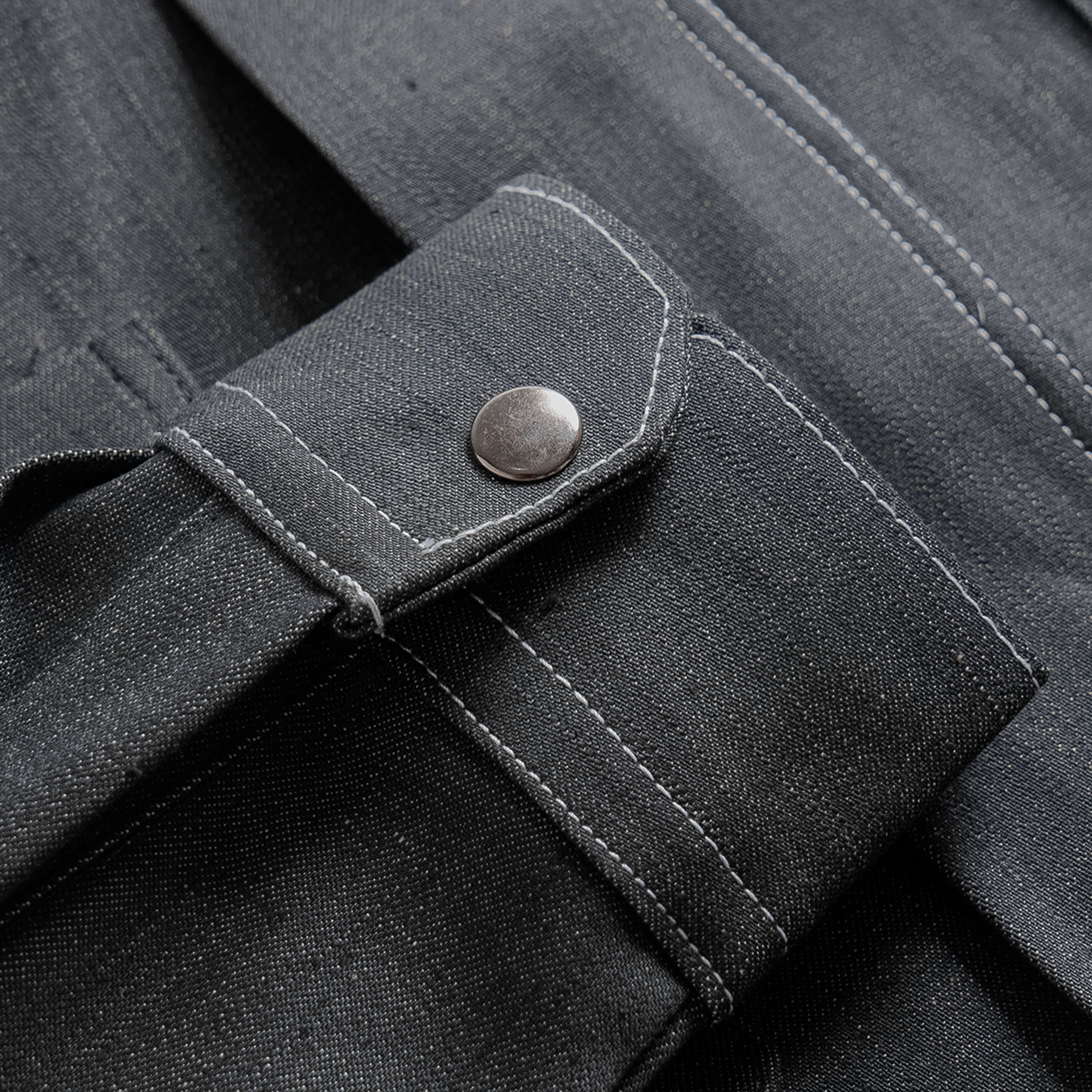 Grey Work Denim Jacket - foto 5