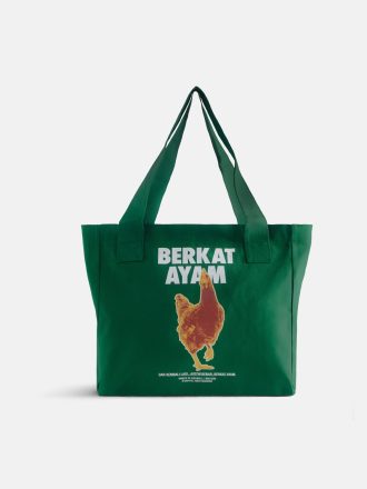 Coach Justin Podkes Selesai - Green Totebag Berkat Ayam