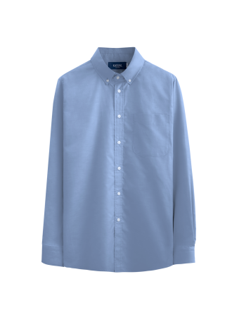 Kasual Basic Oxford Maya Blue Shirt