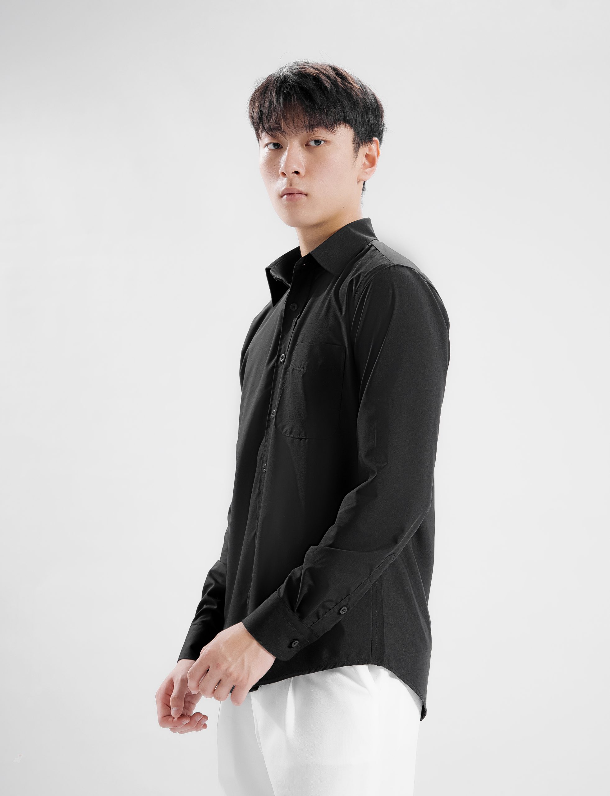 Kasual Black Superfine Shirt