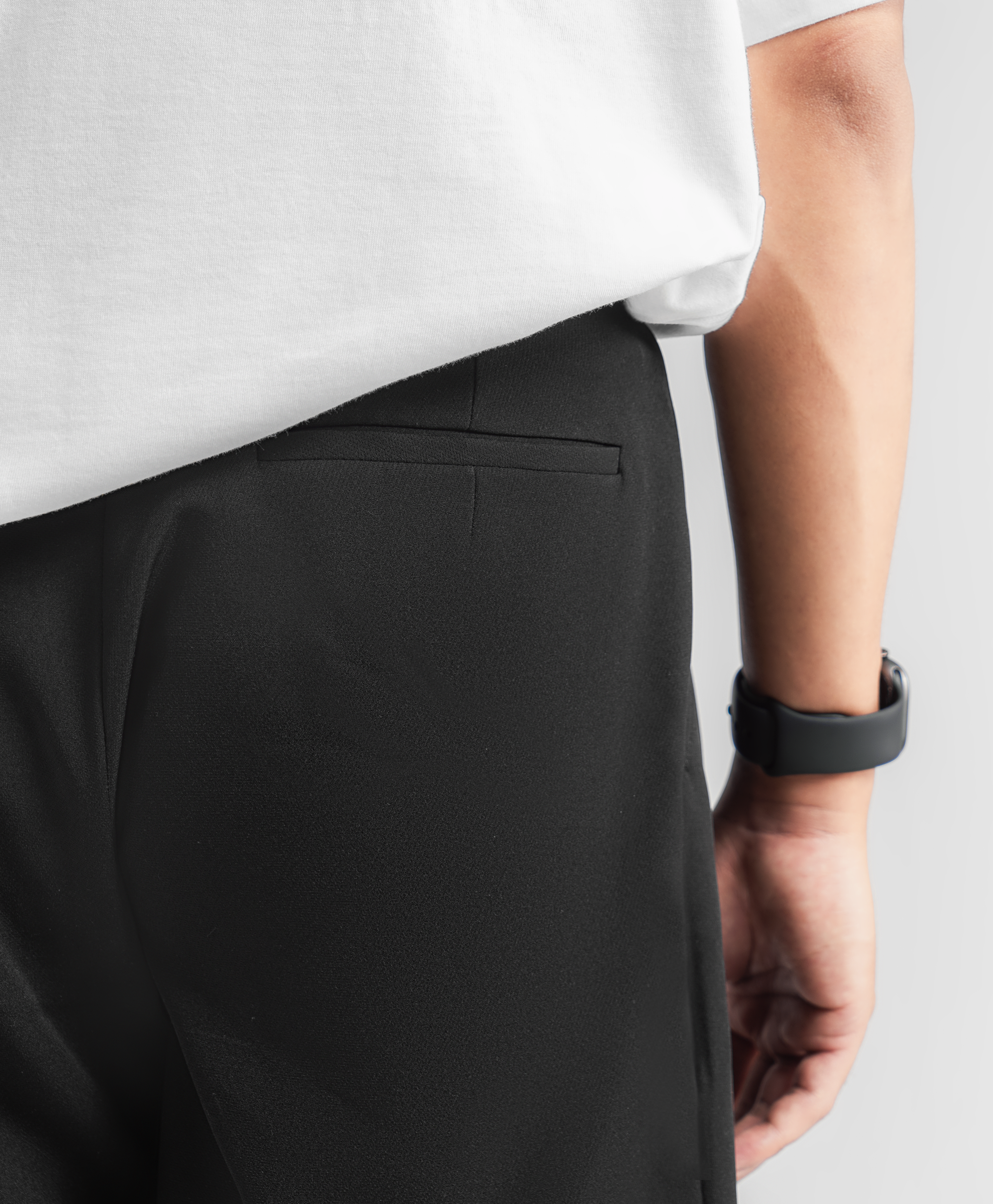 Black City Loose Wide Pant