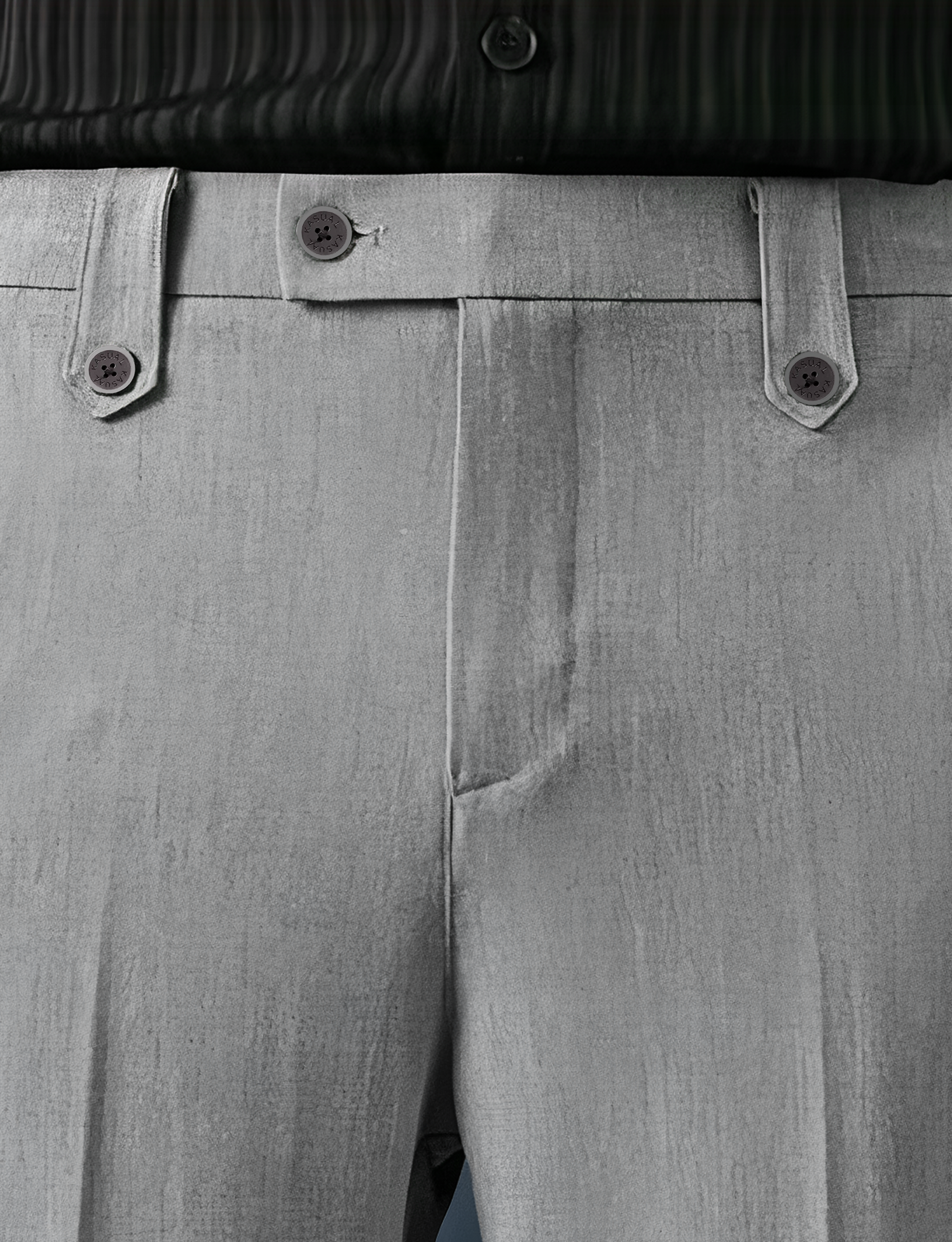 Kasual Pearl Grey Executive Ankle Pant