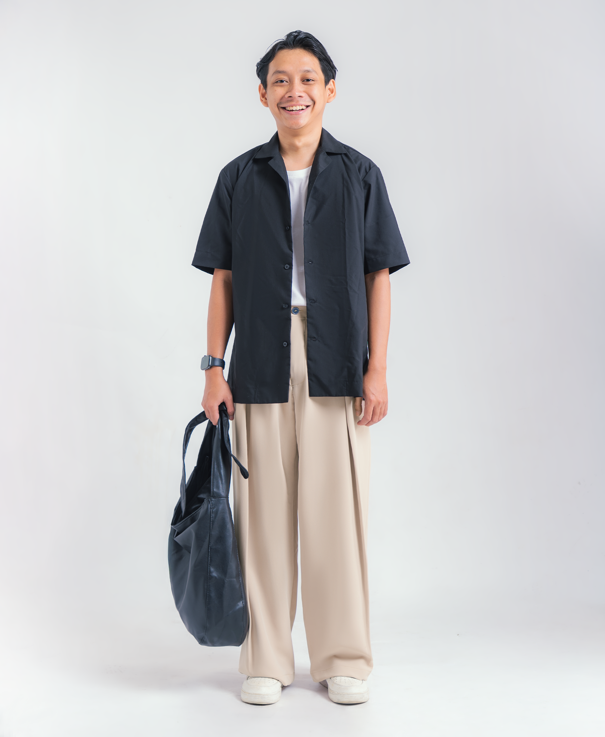 Kasual Cream Classic Wide Pant