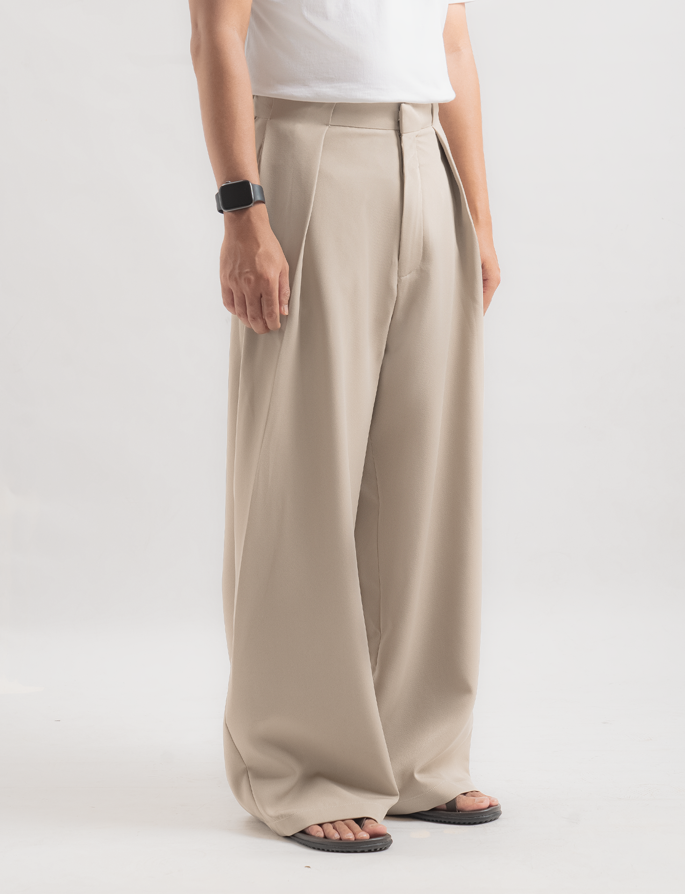 Cream Neu Pleated Wide Pant - foto 3