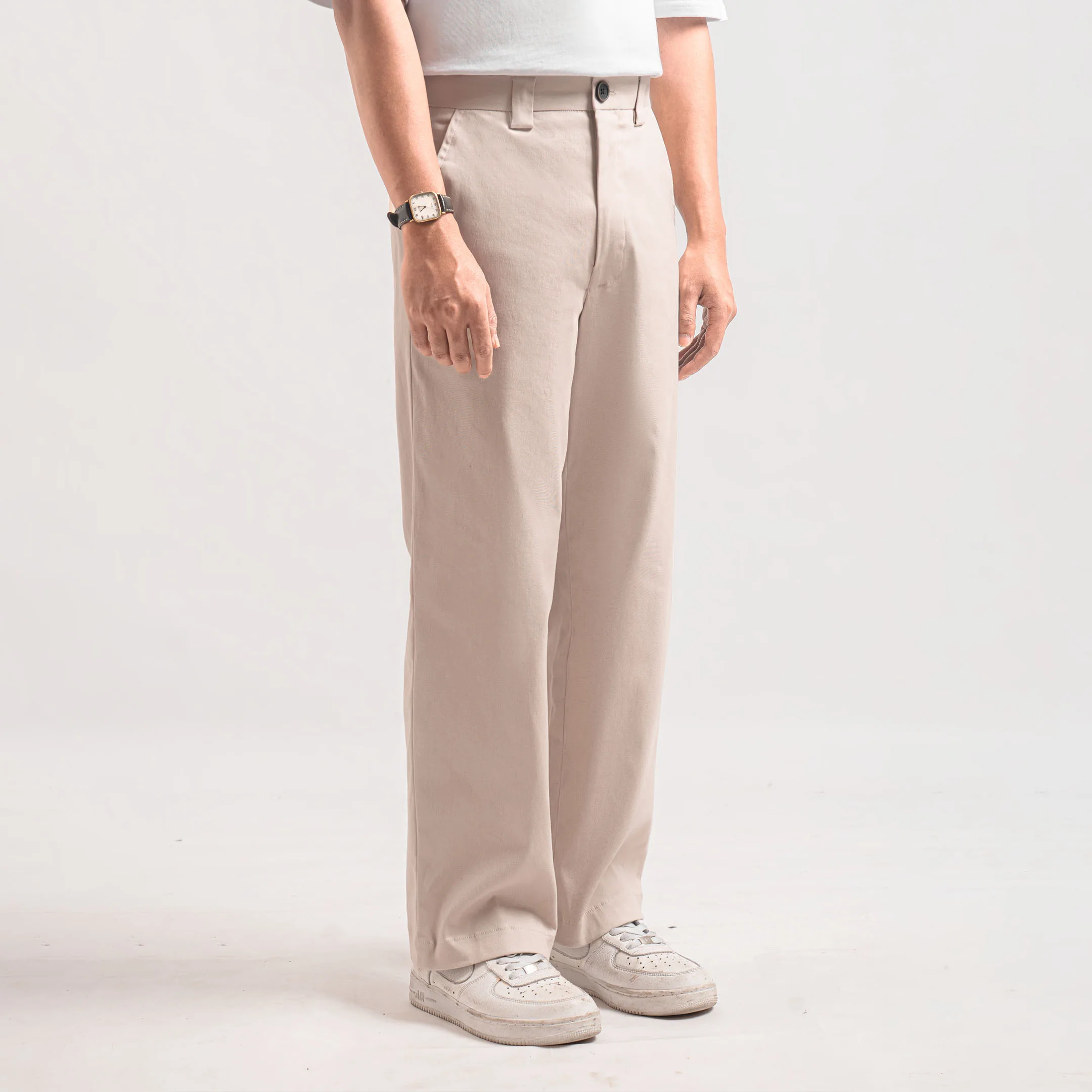 Cream Chino Workpant - foto 5