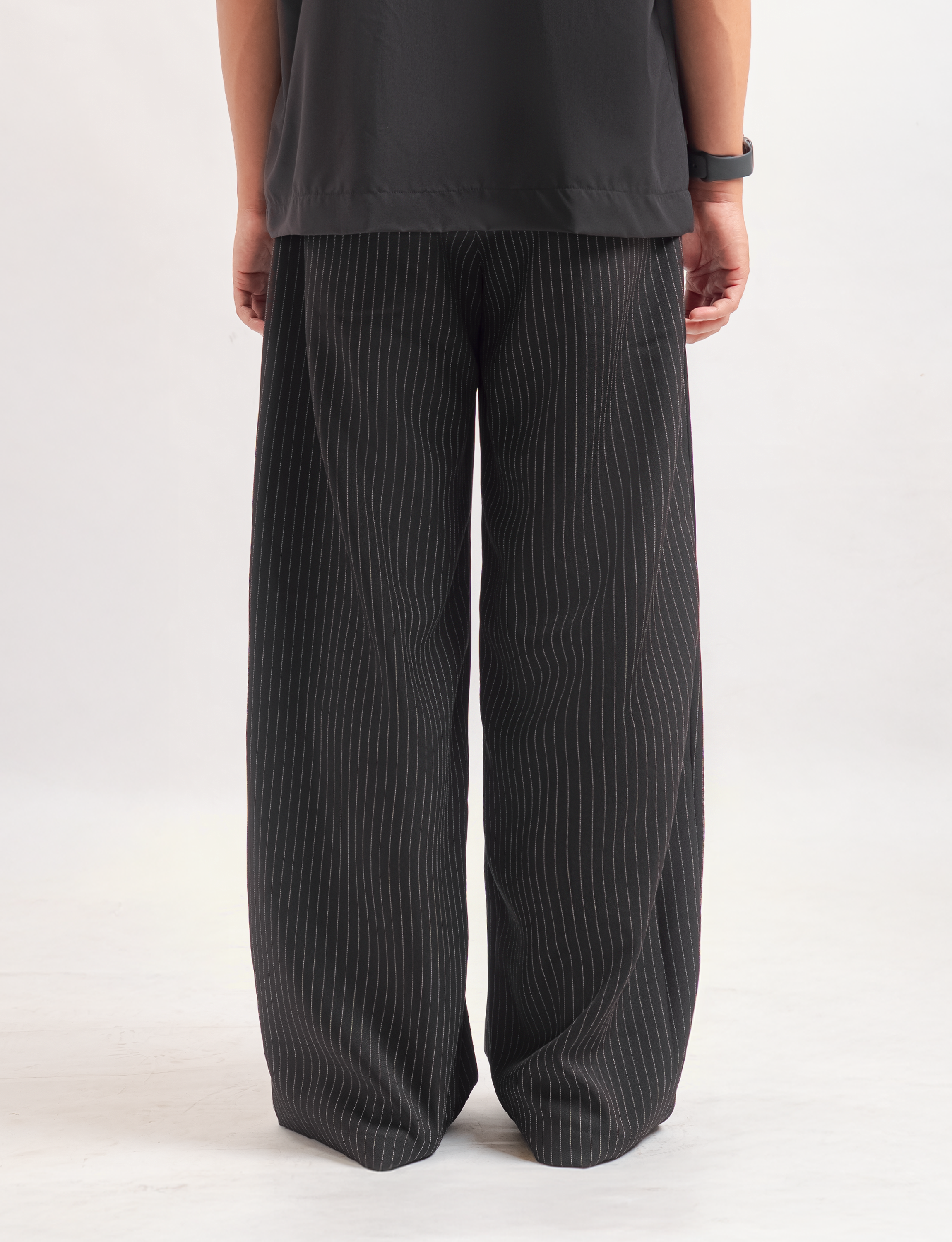 Black Stripe Classic Wide Pant - foto 2