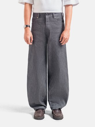 Grey Baggy Jeans Pant