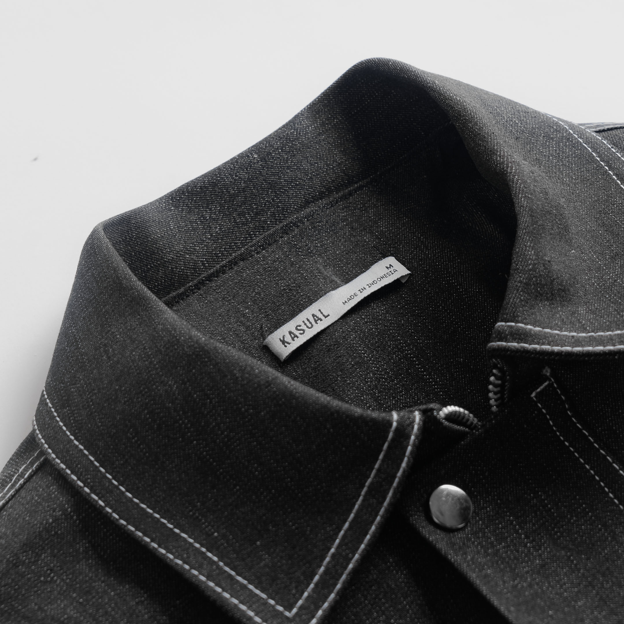 Black Work Denim Jacket - foto 2