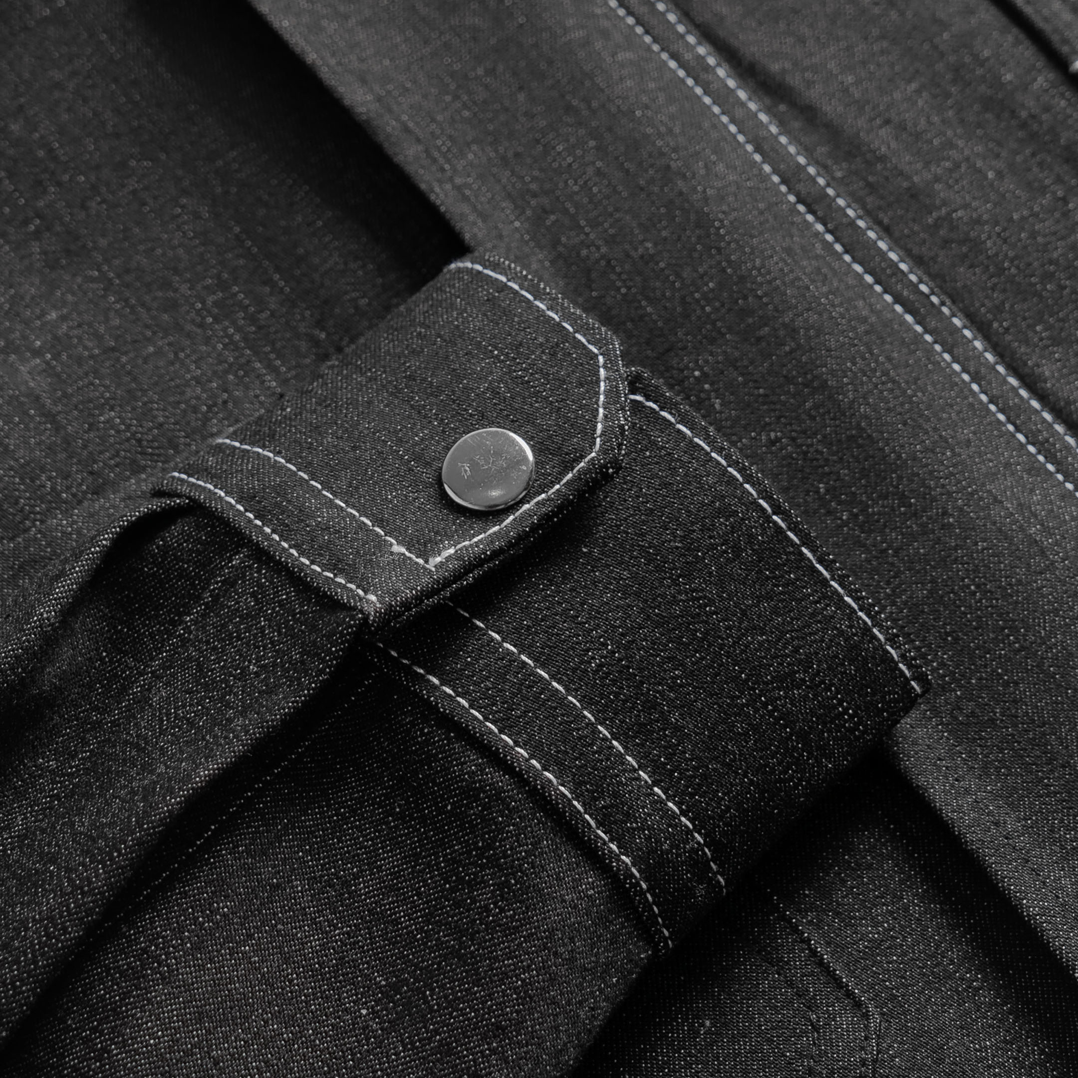 Black Work Denim Jacket - foto 3