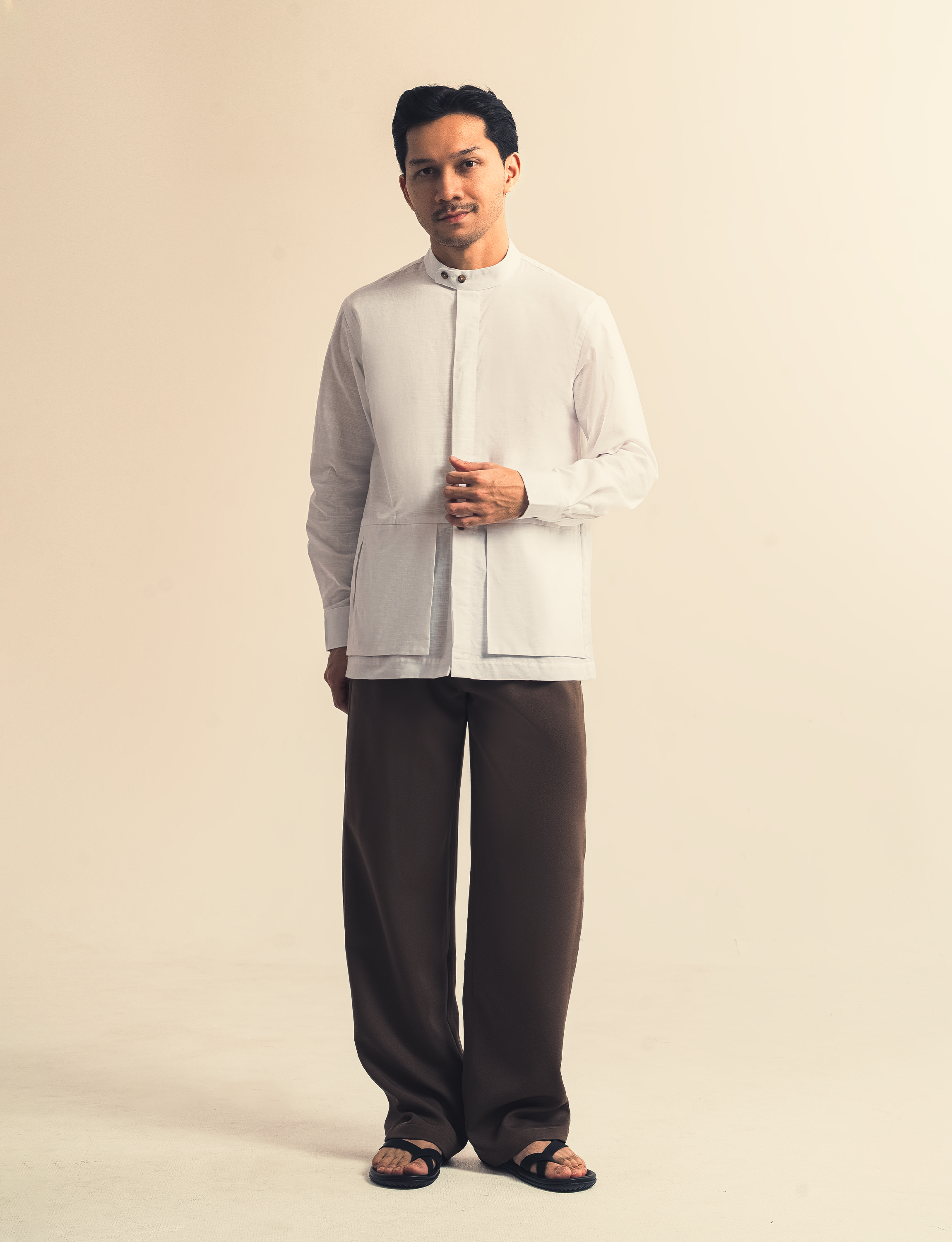 White Harun Koko Shirt