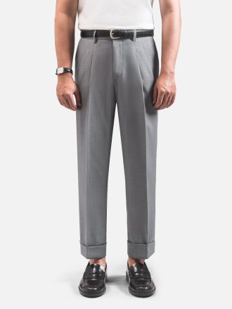 Formal Pearl Grey Ankle Cuff